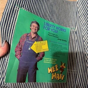 Vintage Deadstock 70’s Liberty Striped Bib Overalls -32”